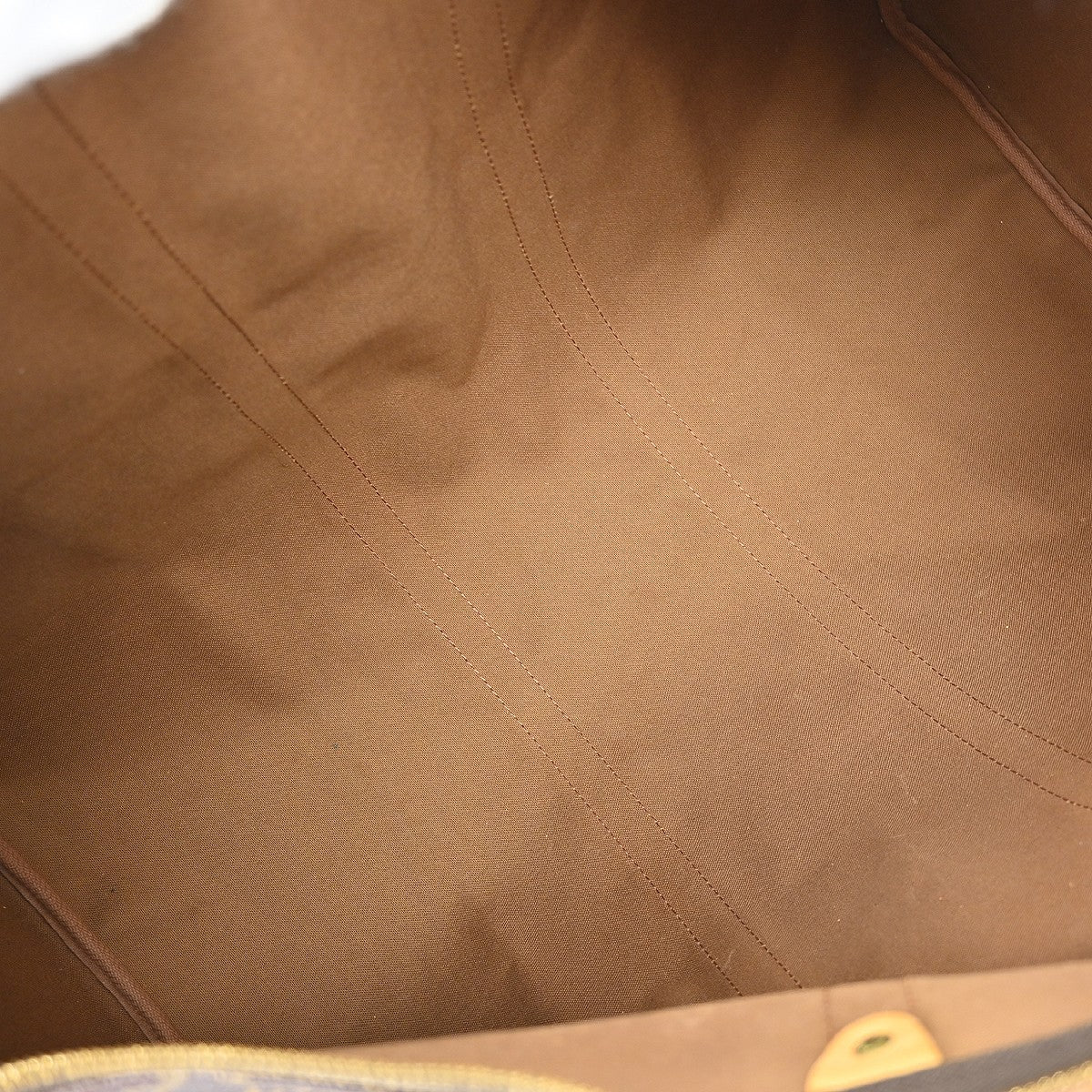 Louis Vuitton Keepall Bag Monogram Canvas Brown Canvas Travel Bag Bag (Authentic Pre-Loved)