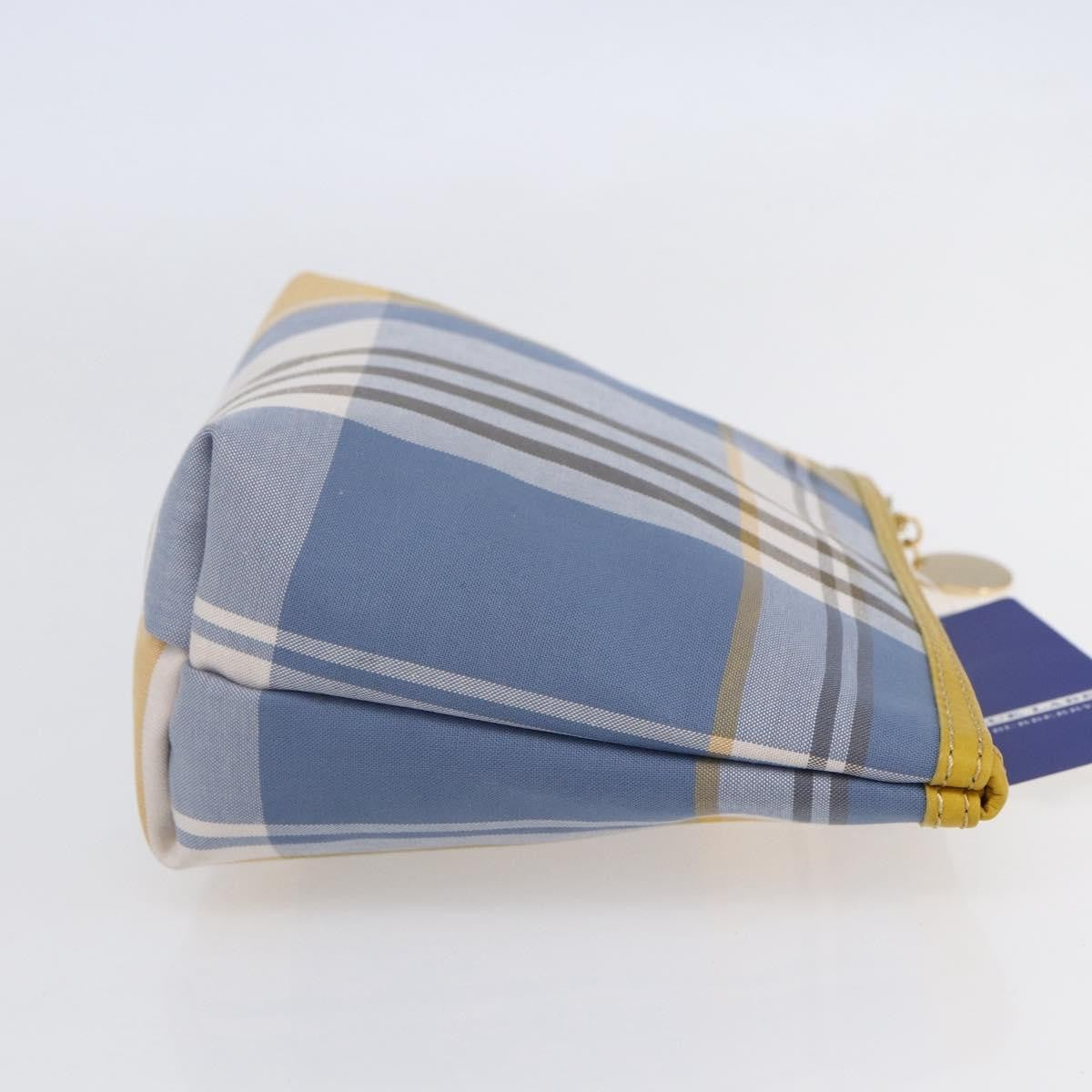 Burberry Nova Check Pochette Canvas Blue Canvas Clutche & Pouche Bag (Authentic Pre-Loved)