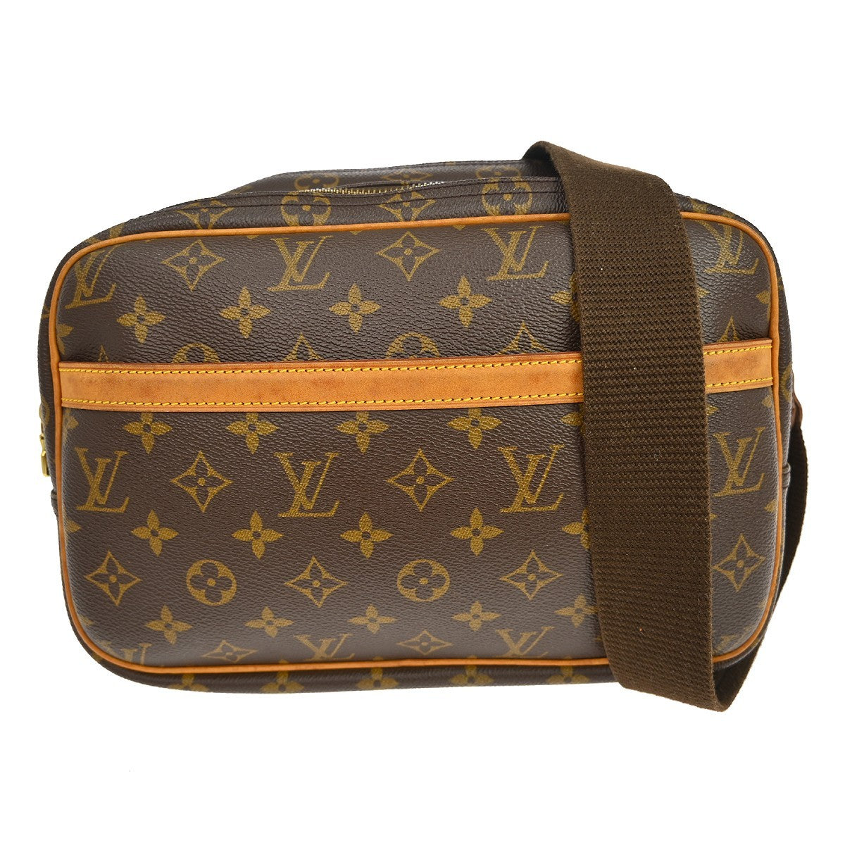 Louis Vuitton Louis Vuitton Reporter Bag Monogram Canvas Brown Canvas Shoulder Bag Bag (Pre-Loved)