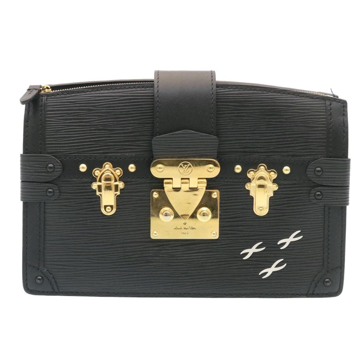 Louis Vuitton Louis Vuitton Trunk Clutch Epi Leather Black Leather Clutche & Pouche Bag (Pre-Loved)
