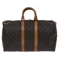 Louis Vuitton Louis Vuitton Keepall Bag Monogram Canvas Brown Canvas Travel Bag Bag (Pre-Loved)