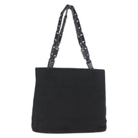 Prada Vintage Tote Nylon Black Nylon Tote Bag Bag (Authentic Pre-Loved)