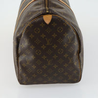 Louis Vuitton Keepall Bag Monogram Canvas Brown Canvas Travel Bag Bag (Authentic Pre-Loved)