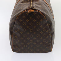 Louis Vuitton Keepall Bag Monogram Canvas Brown Canvas Travel Bag Bag (Authentic Pre-Loved)