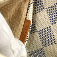 Louis Vuitton Totally Handbag Damier Azur White Canvas Tote Bag Bag (Authentic Pre-Loved)