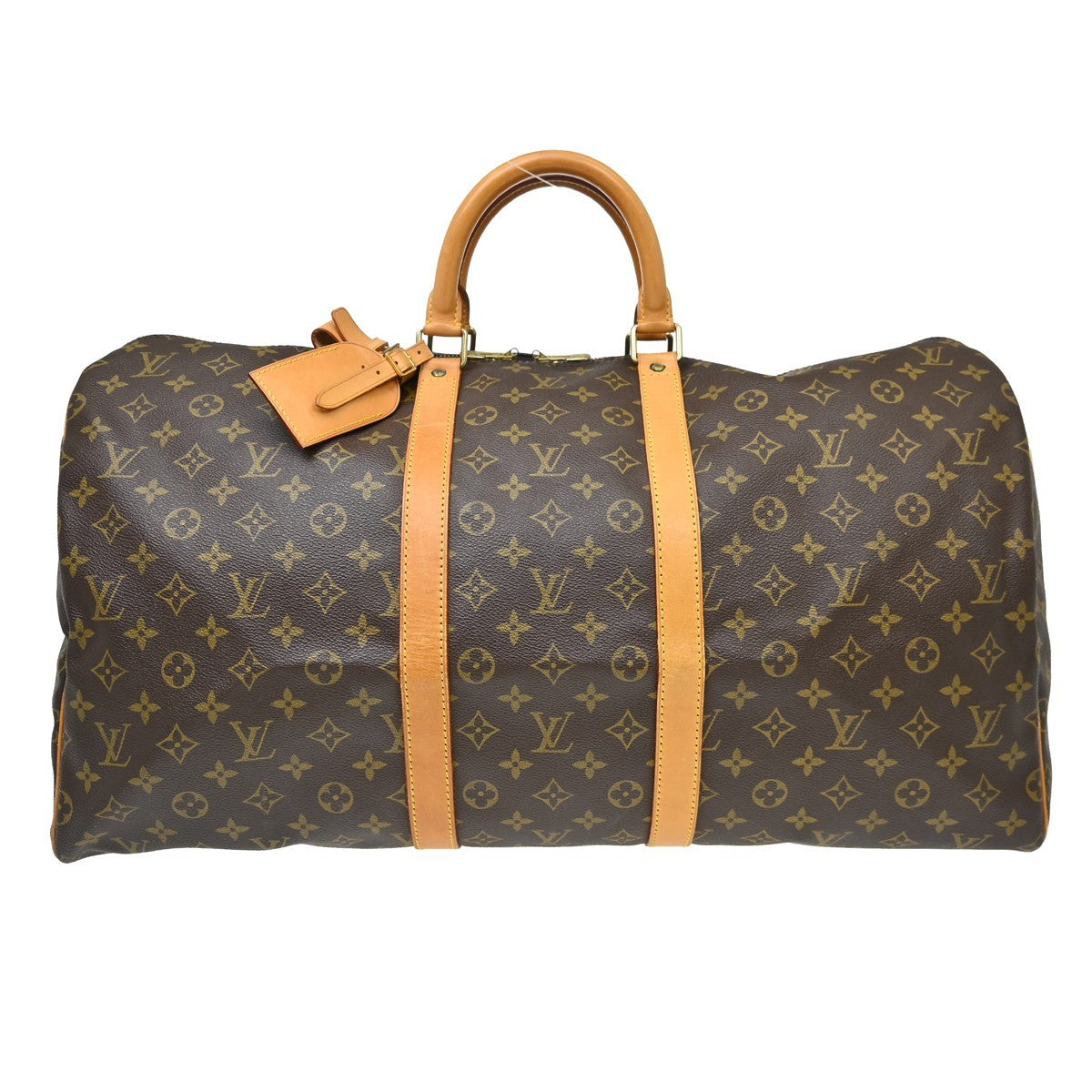 Louis Vuitton Louis Vuitton Keepall Bag Monogram Canvas Brown Canvas Travel Bag Bag (Pre-Loved)