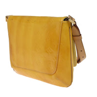 Louis Vuitton Thompson Street Handbag Monogram Vernis Yellow Patent_Leather Shoulder Bag Bag (Pre-Loved)