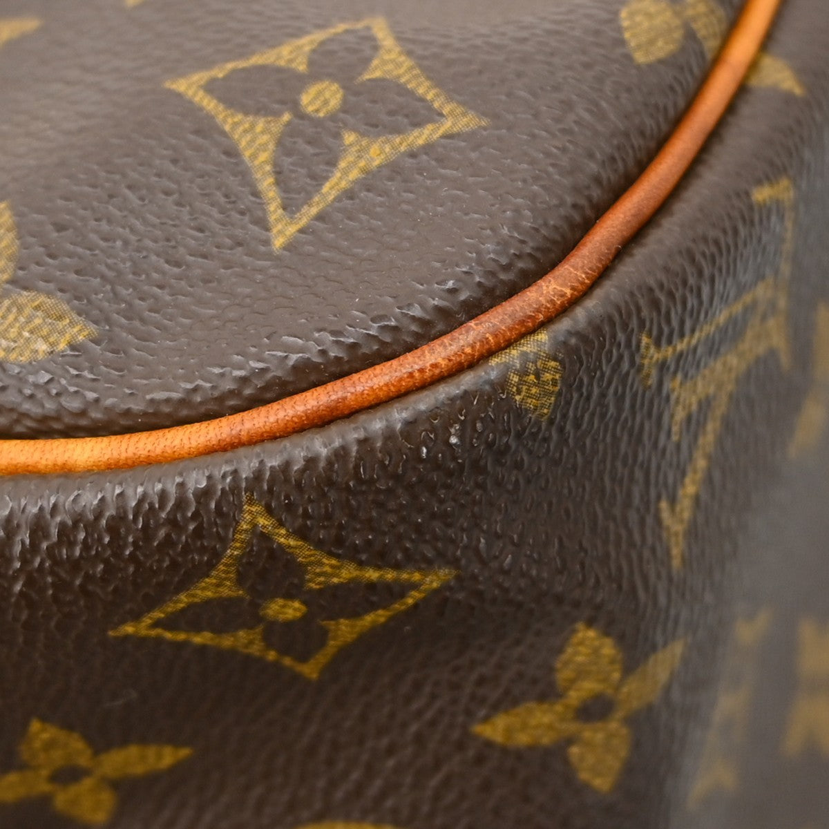 Louis Vuitton Cite Handbag Monogram Canvas Brown Canvas Shoulder Bag Bag (Pre-Loved)