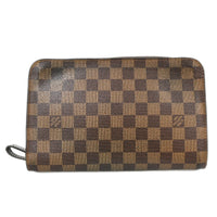 Louis Vuitton Pochette Saint Louis Damier Brown Canvas Clutche & Pouche Bag (Pre-Loved)