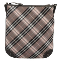 Burberry Nova Check Blue Label Canvas Pink Canvas Shoulder Bag Bag (Authentic Pre-Loved)