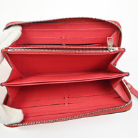 Louis Vuitton Portefeuille Zippy Monogramme Empreinte Monogramme Empreinte Red Leather Wallets Accessory (Authentic Pre-Loved)