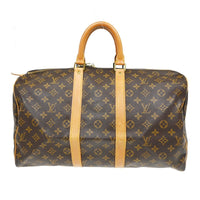 Louis Vuitton Louis Vuitton Keepall Bag Monogram Canvas Brown Canvas Travel Bag Bag (Authentic Pre-Loved)