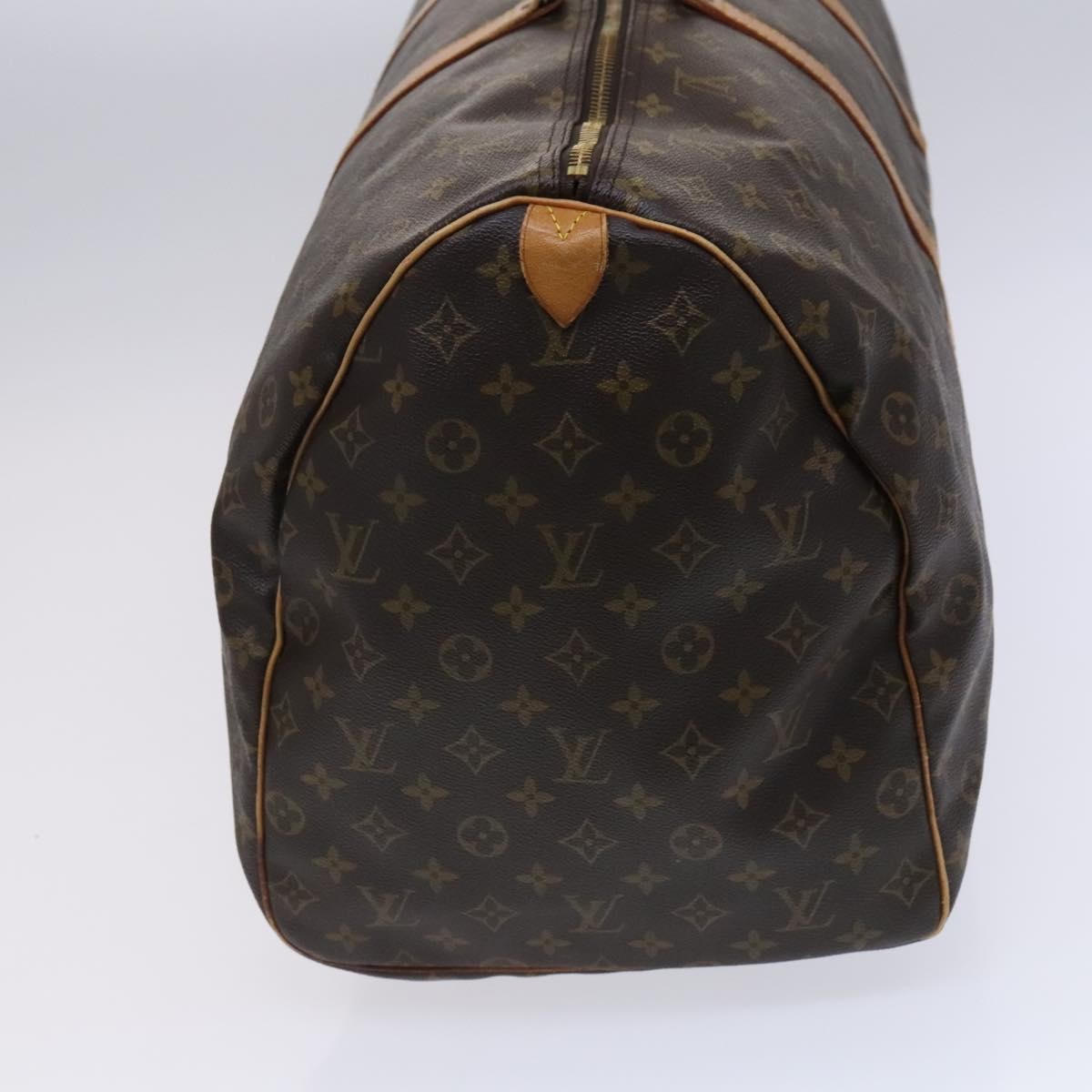 Louis Vuitton Keepall Bag Monogram Canvas Brown Canvas Travel Bag Bag (Authentic Pre-Loved)