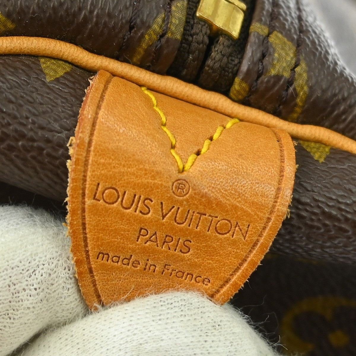 Louis Vuitton Keepall Bag Monogram Canvas Brown Canvas Travel Bag Bag (Authentic Pre-Loved)
