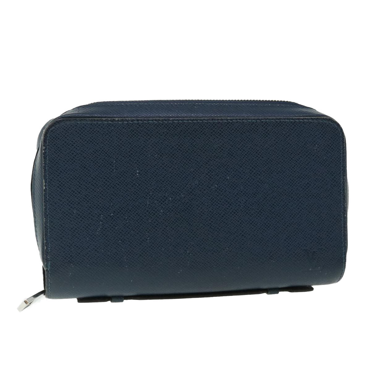 Louis Vuitton Zippy Xl Taiga Leather Navy Leather Wallets Accessory (Authentic Pre-Loved)