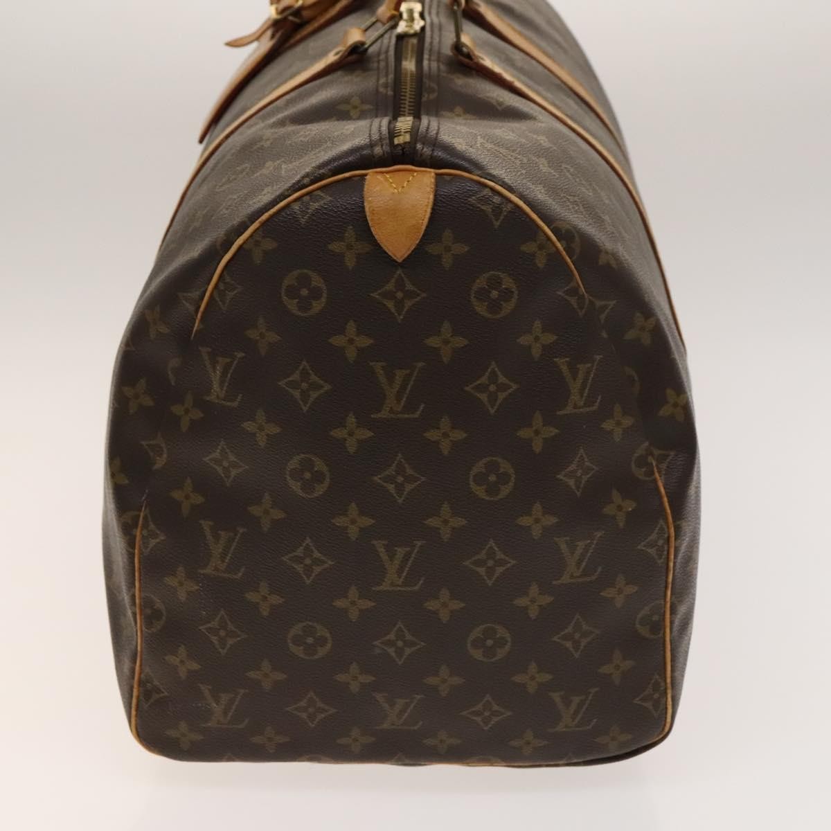 Louis Vuitton Keepall Bag Monogram Canvas Brown Canvas Travel Bag Bag (Pre-Loved)