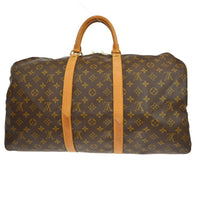 Louis Vuitton Louis Vuitton Keepall Bag Monogram Canvas Brown Canvas Travel Bag Bag (Pre-Loved)