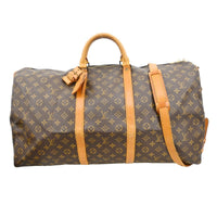 Louis Vuitton Louis Vuitton Keepall Bandouliere Bag Monogram Canvas Brown Canvas Travel Bag Bag (Authentic Pre-Loved)