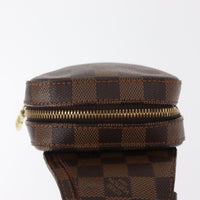 Louis Vuitton Geronimos Waist Bag Damier Brown Canvas Clutche & Pouche Bag (Pre-Loved)