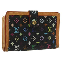 Louis Vuitton Portefeuille Viennois Monogram Canvas Black Canvas Wallets Accessory (Pre-Loved)