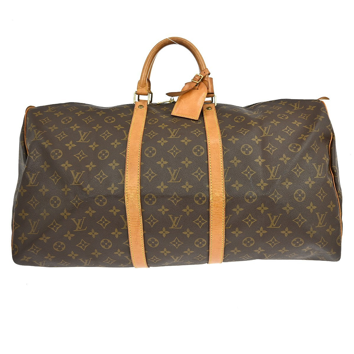 Louis Vuitton Louis Vuitton Keepall Bag Monogram Canvas Brown Canvas Travel Bag Bag (Authentic Pre-Loved)