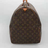 Louis Vuitton Keepall Bag Monogram Canvas Brown Canvas Travel Bag Bag (Pre-Loved)