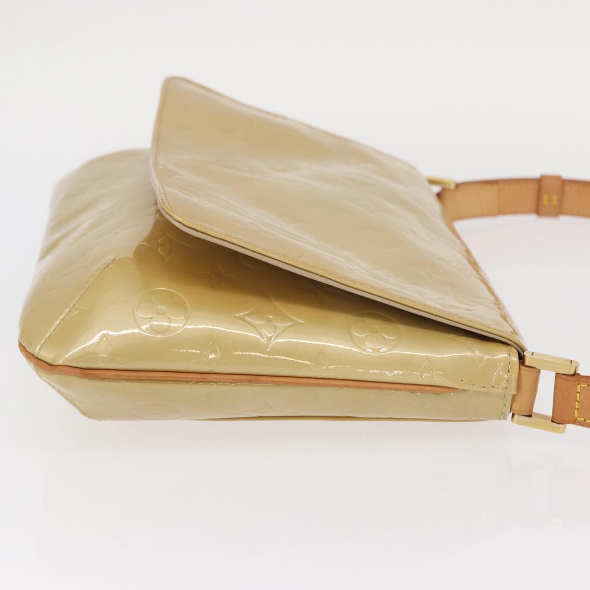 Louis Vuitton Thompson Street Handbag Monogram Vernis Beige Patent_Leather Shoulder Bag Bag (Authentic Pre-Loved)