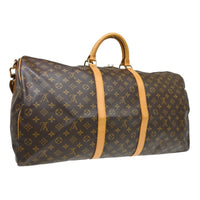 Louis Vuitton Louis Vuitton Keepall Bandouliere Bag Monogram Canvas Brown Canvas Travel Bag Bag (Authentic Pre-Loved)