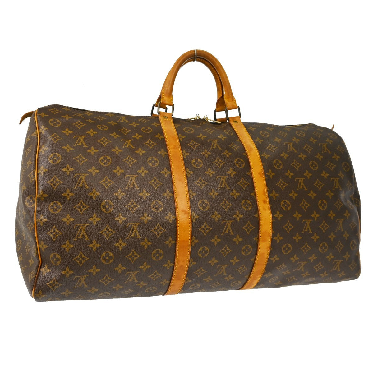 Louis Vuitton Louis Vuitton Keepall Bag Monogram Canvas Brown Canvas Travel Bag Bag (Pre-Loved)