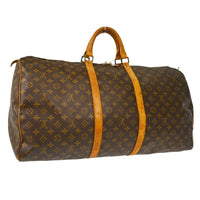 Louis Vuitton Louis Vuitton Keepall Bag Monogram Canvas Brown Canvas Travel Bag Bag (Pre-Loved)