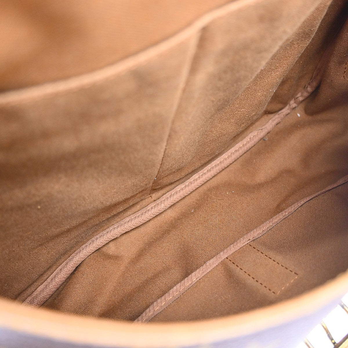 Louis Vuitton Louis Vuitton Saumur Handbag Monogram Canvas Brown Canvas Shoulder Bag Bag (Pre-Loved)