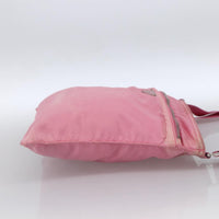 Prada Front Pocket Messenger Bag Tessuto Pink Nylon Shoulder Bag Bag (Authentic Pre-Loved)