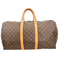Louis Vuitton Louis Vuitton Keepall Bandouliere Bag Monogram Canvas Brown Canvas Travel Bag Bag (Pre-Loved)