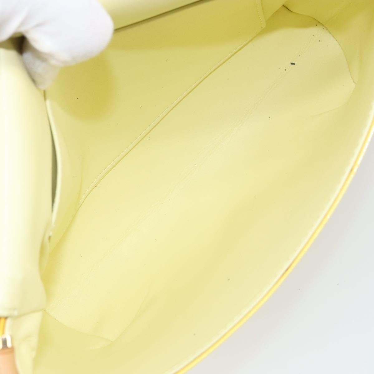 Louis Vuitton Thompson Street Handbag Monogram Vernis Yellow Patent_Leather Shoulder Bag Bag (Pre-Loved)