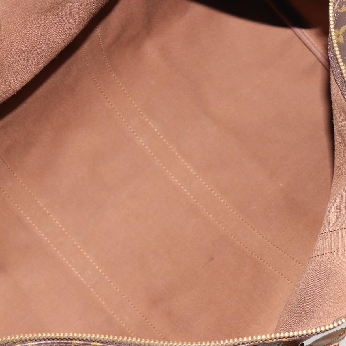Louis Vuitton Keepall Bag Monogram Canvas Brown Canvas Travel Bag Bag (Pre-Loved)