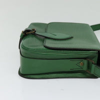 Louis Vuitton Cartouchiere Handbag Epi Leather Green Leather Shoulder Bag Bag (Pre-Loved)