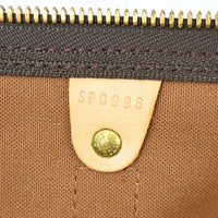 Louis Vuitton Keepall Bag Monogram Canvas Brown Canvas Travel Bag Bag (Authentic Pre-Loved)