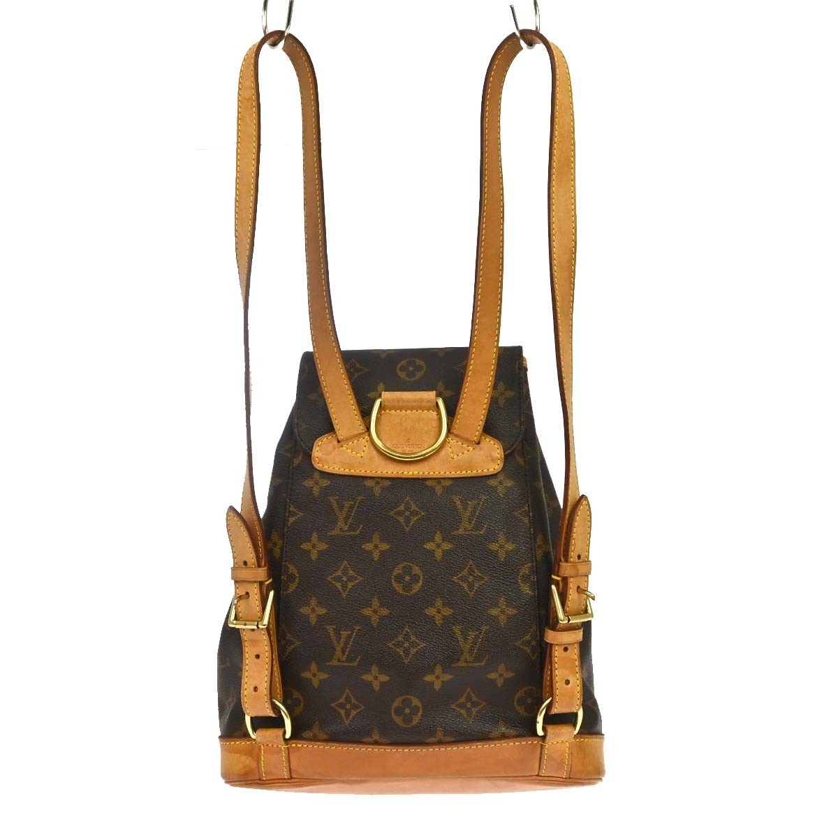 Louis Vuitton Vintage Montsouris Backpack Monogram Canvas Brown Canvas Backpack Bag (Pre-Loved)