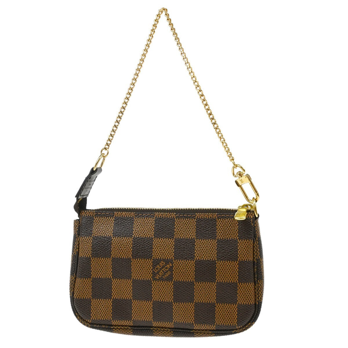 Louis Vuitton Pochette Accessoires Limited Edition Damier Brown Canvas Clutche & Pouche Bag (Authentic Pre-Loved)