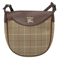 Burberry Nova Check Shoulder Bag Canvas Beige Canvas Shoulder Bag Bag (Authentic Pre-Loved)