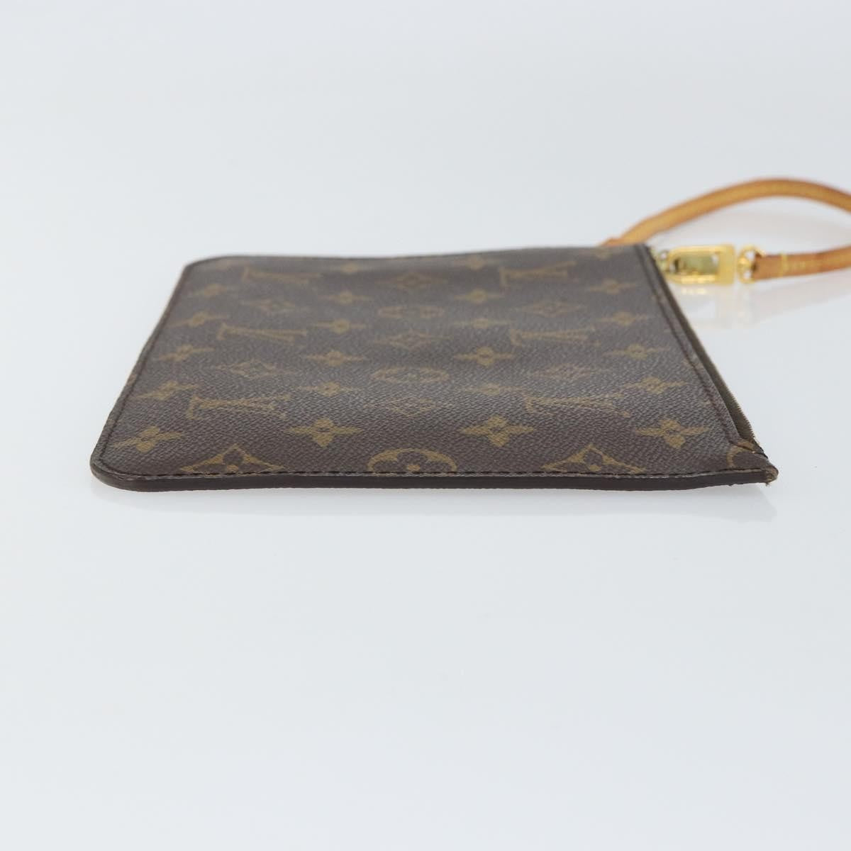 Louis Vuitton Louis Vuitton Neverfull Pochette Monogram Canvas Brown Canvas Clutche & Pouche Bag (Pre-Loved)