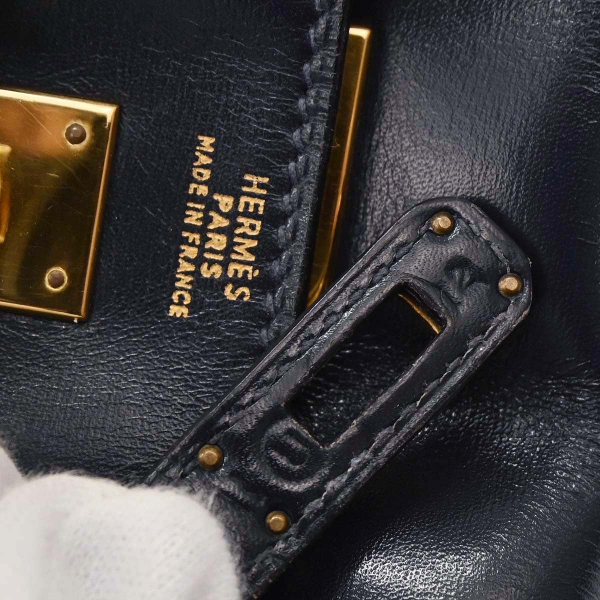 Hermes Kelly Moove Bag Swift Navy Leather Clutche & Pouche Bag (Authentic Pre-Loved)