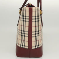 Burberry Nova Check Handbag Nova Check Canvas And Leather Beige Canvas Handbag (Authentic Pre-Loved)
