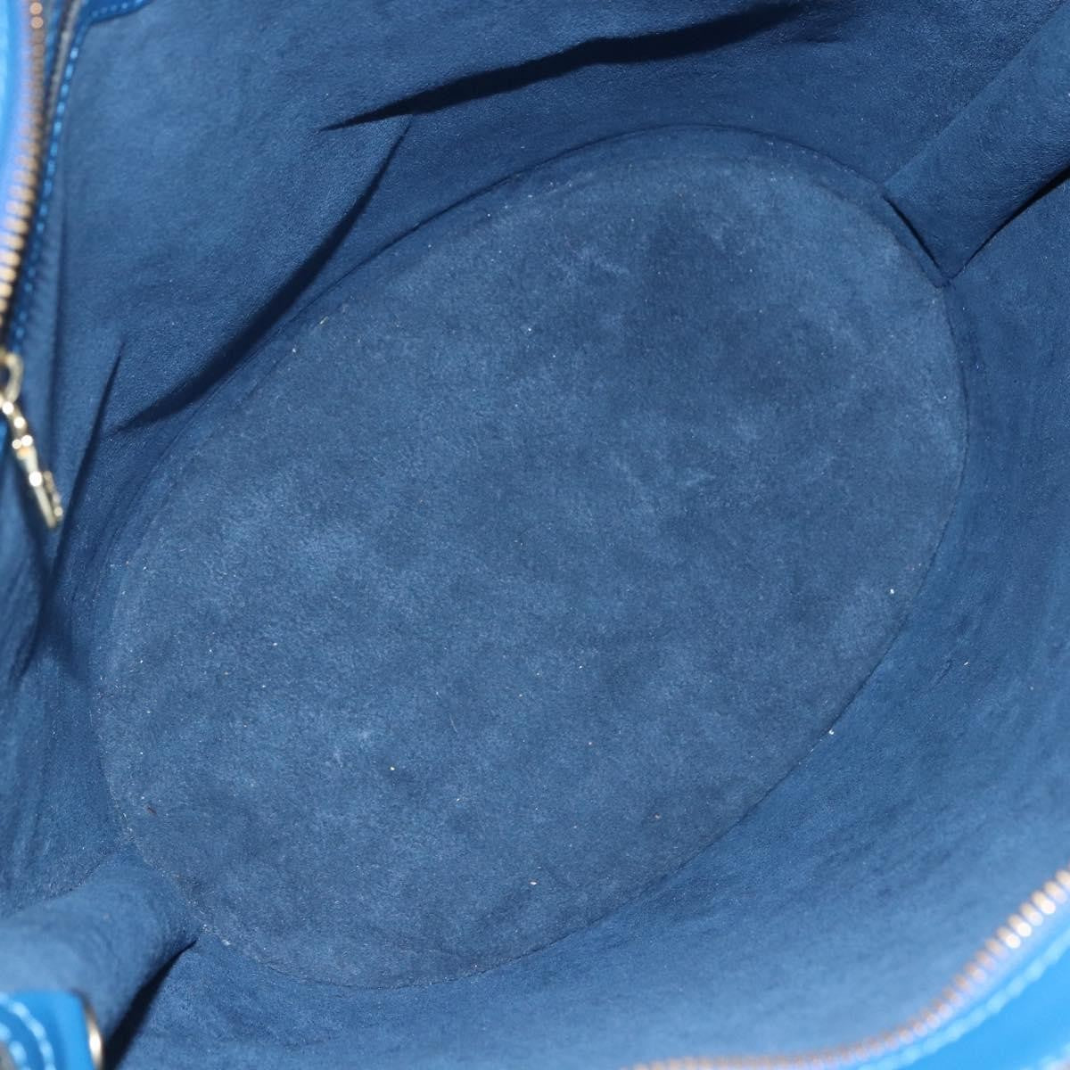 Louis Vuitton Saint Jacques Handbag Epi Leather Blue Leather Shoulder Bag Bag (Authentic Pre-Loved)
