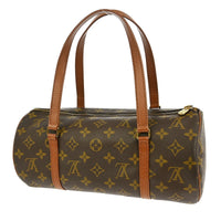 Louis Vuitton Papillon Handbag Monogram Canvas Brown Canvas Handbag (Pre-Loved)