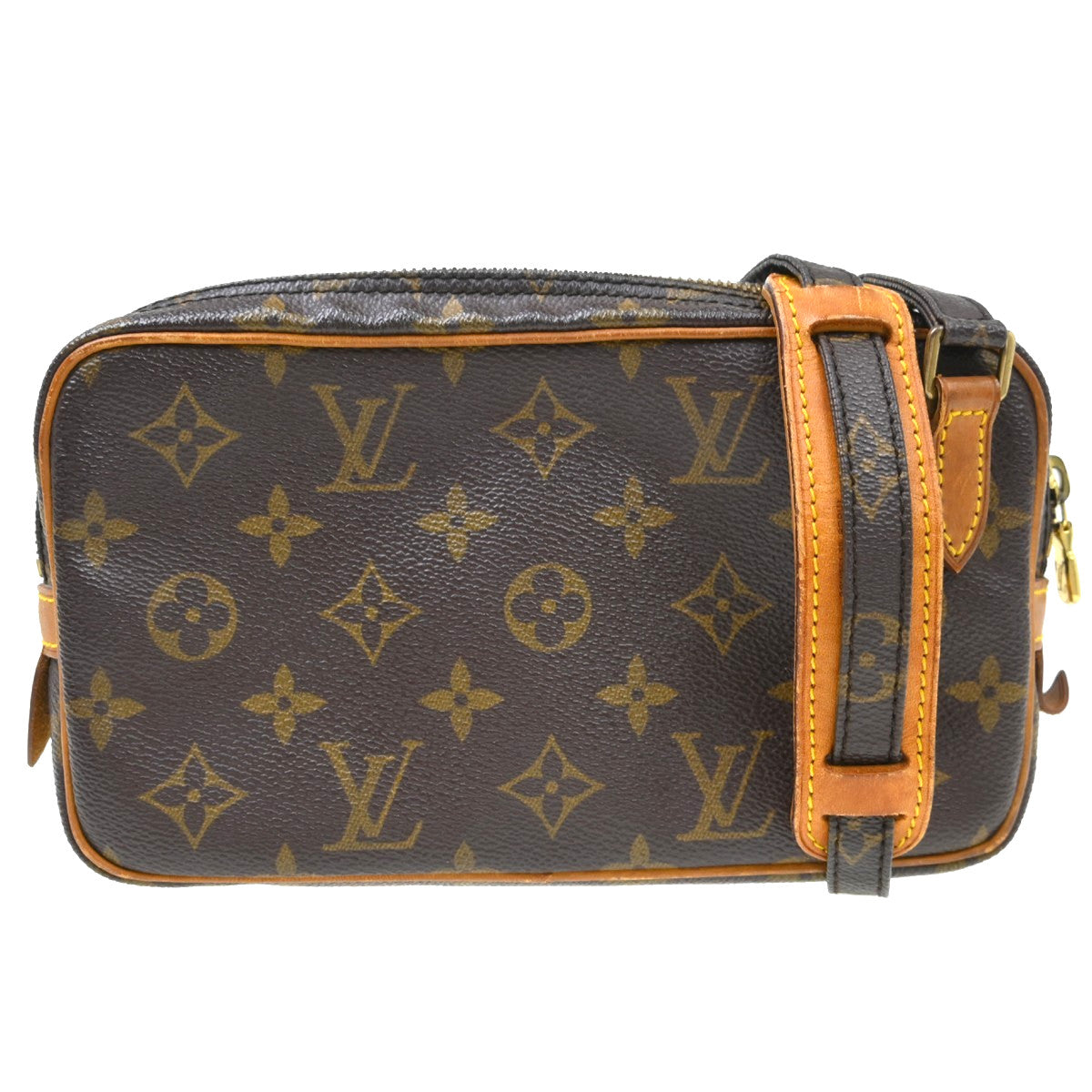 Louis Vuitton Pochette Marly Bandouliere Bag Monogram Canvas Brown Canvas Shoulder Bag Bag (Authentic Pre-Loved)