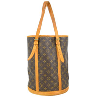 Louis Vuitton Louis Vuitton Bucket Bag Monogram Canvas Brown Canvas Shoulder Bag Bag (Pre-Loved)