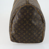 Louis Vuitton Keepall Bag Monogram Canvas Brown Canvas Travel Bag Bag (Authentic Pre-Loved)