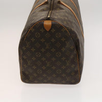 Louis Vuitton Keepall Bag Monogram Canvas Brown Canvas Travel Bag Bag (Pre-Loved)