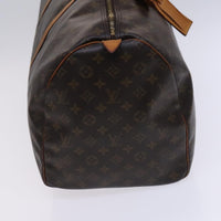 Louis Vuitton Keepall Bag Monogram Canvas Brown Canvas Travel Bag Bag (Authentic Pre-Loved)
